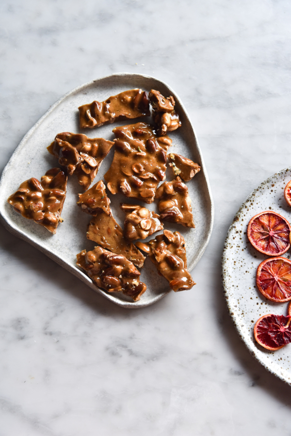 Brown butter nut brittle without corn syrup Eats