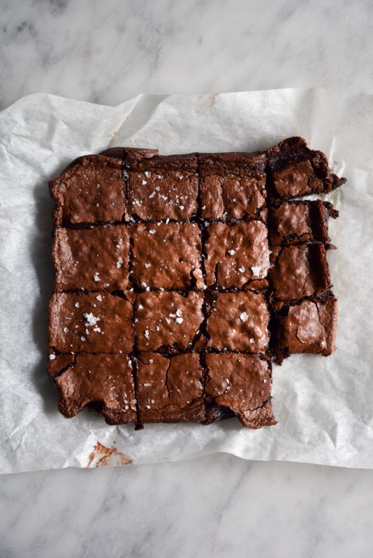 Best-ever gluten free brownies with almond meal - George Eats
