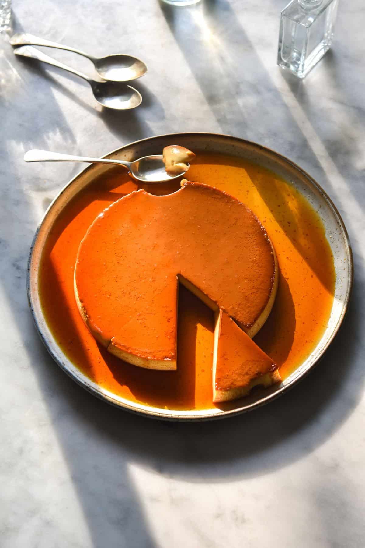 Lactose free creme caramel-image