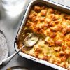 Gluten free gnocchi bechamel bake from www.georgeats.com | @georgeats. Lactose free and FODMAP friendly.