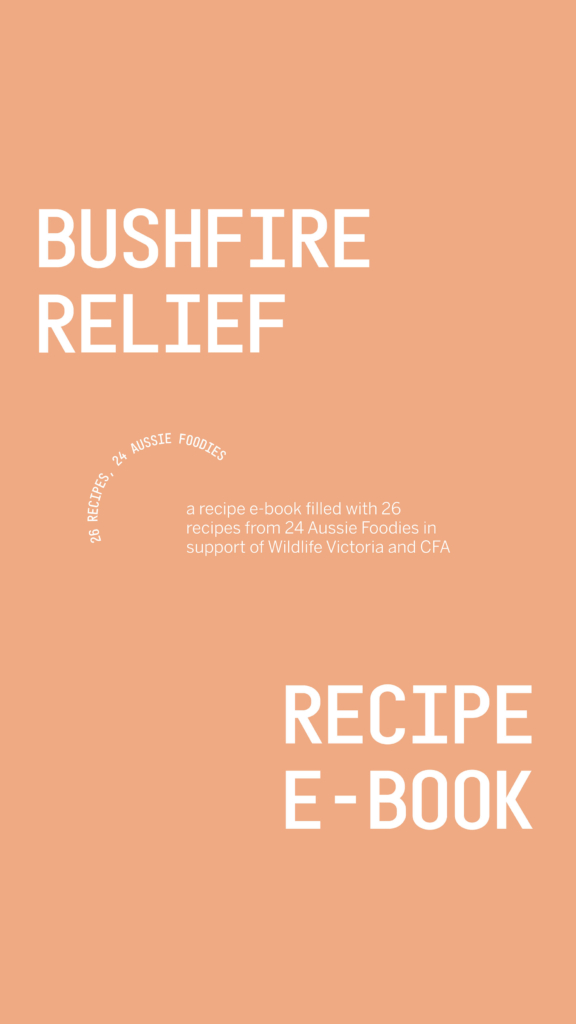 Bushfire relief recipe e-book