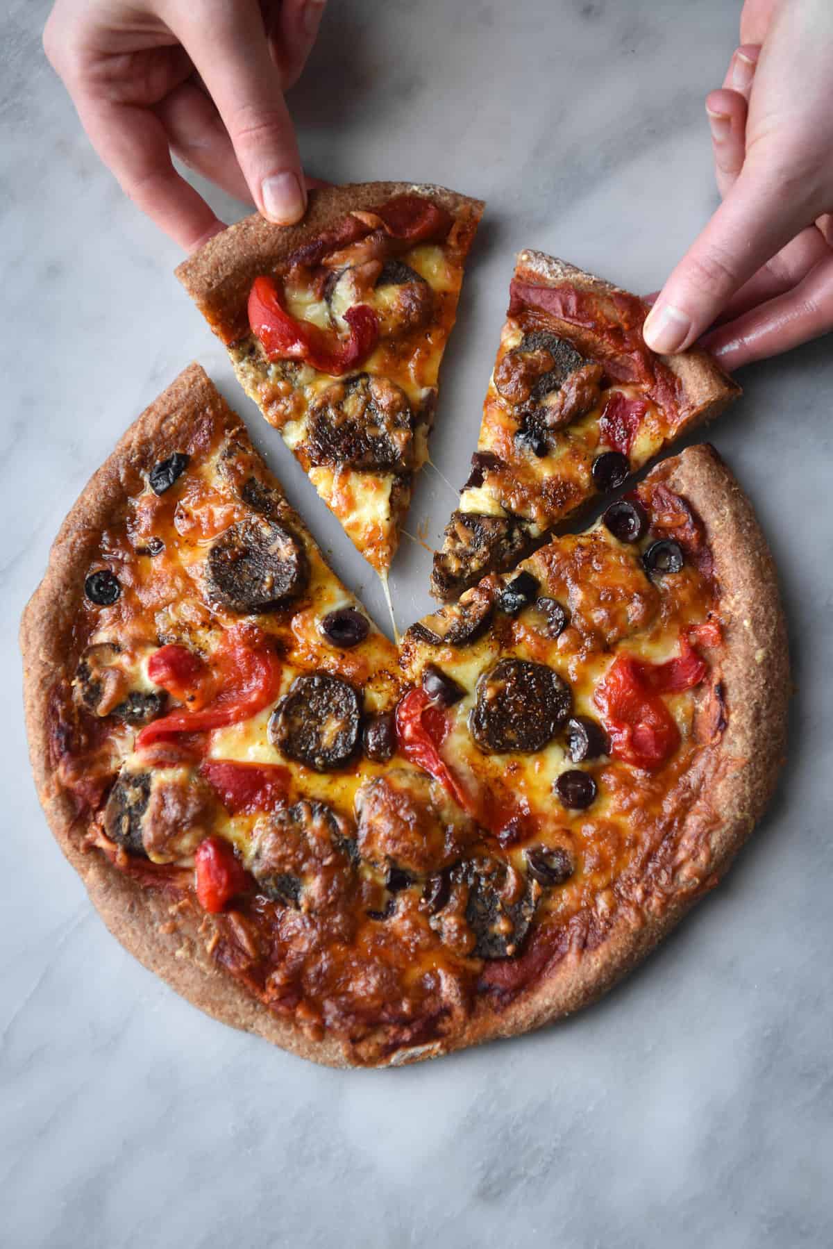 Vegan Italian Sausage White Pizza – VeggieJeva