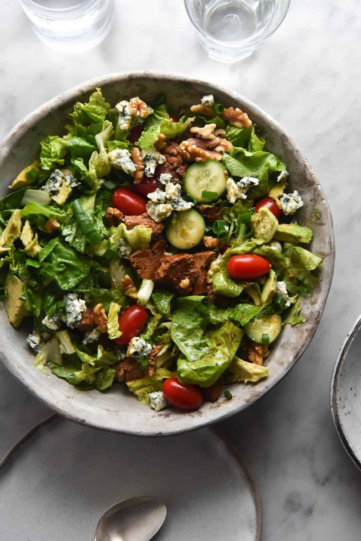 Vegan Cobb Salad in a Jar - Sweet Simple Vegan (Picnic-Friendly)