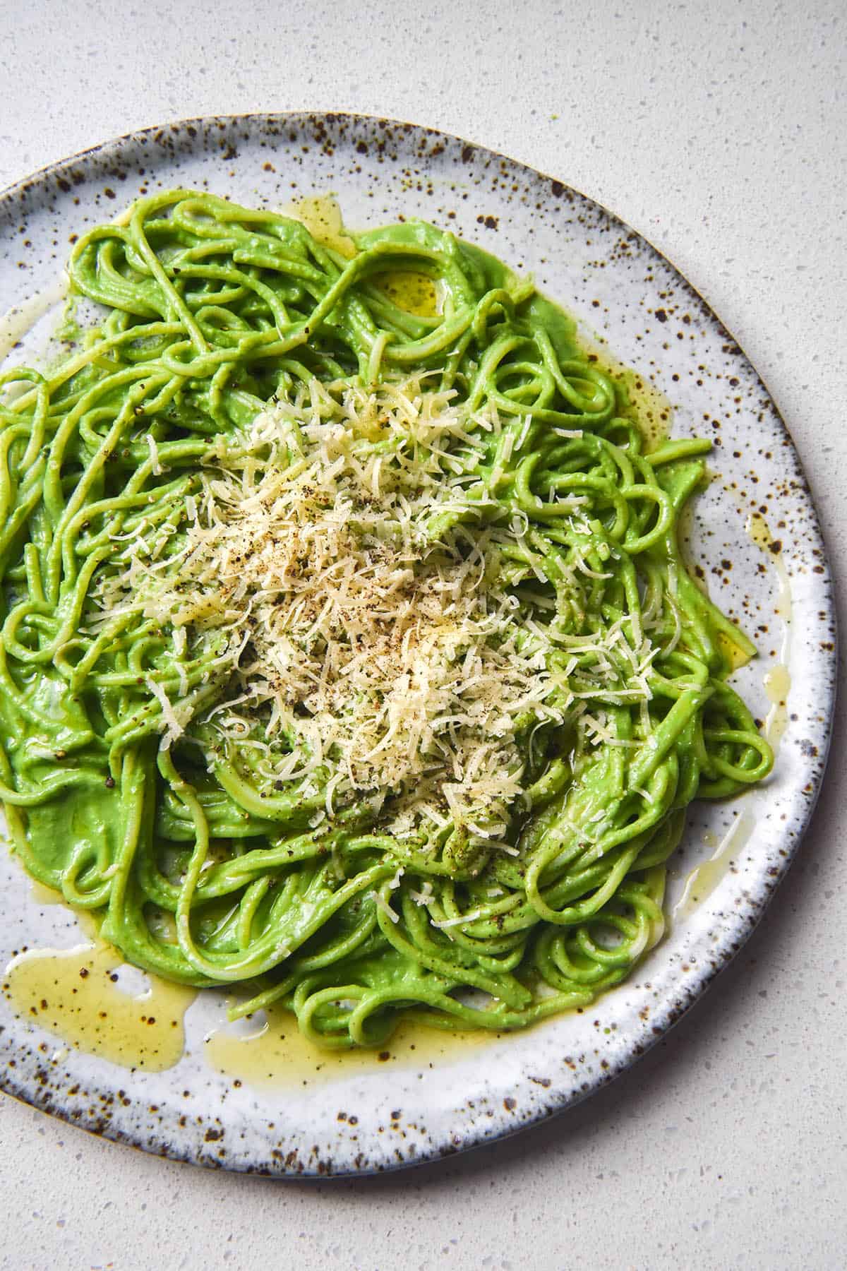 Green protein pasta sauce