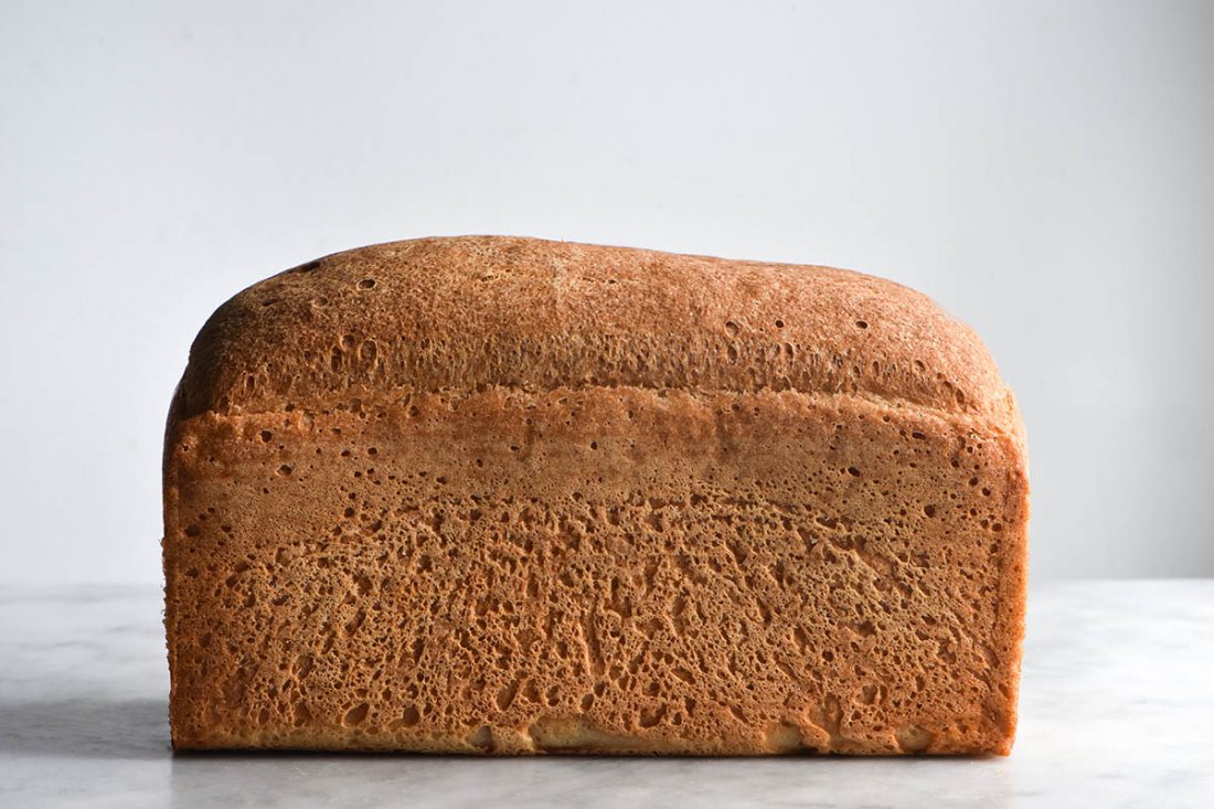 Gluten free sandwich bread (egg free, vegan) - George Eats