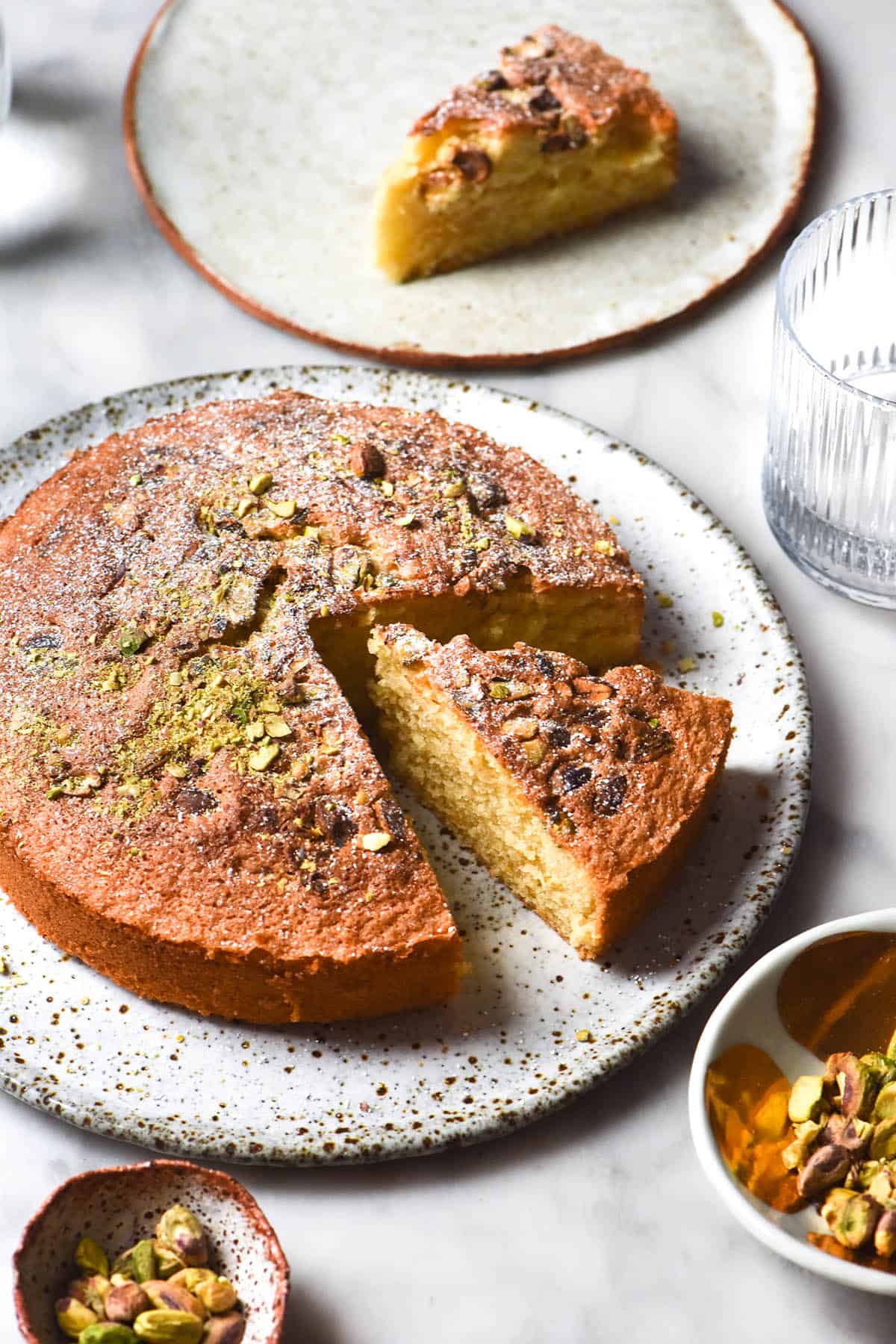 Gluten-free olive oil cake with lemon