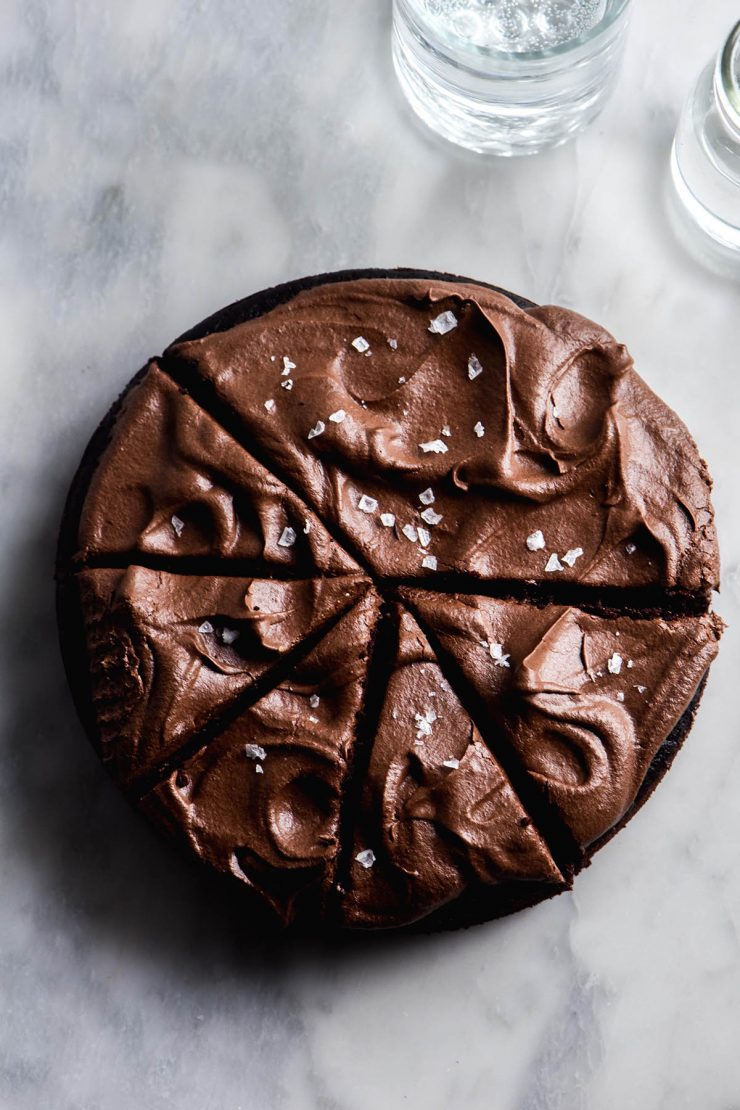 Dark, Moist, Rich Chocolate Cake with Creamy Chocolate Frosting – Dairy Free