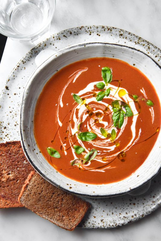 Low FODMAP tomato soup Eats