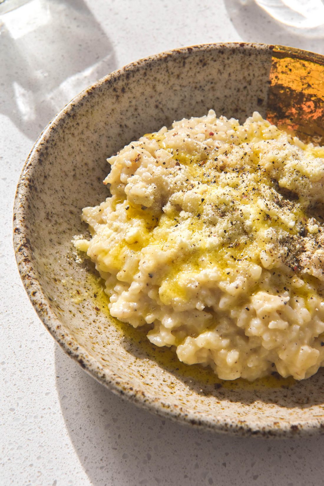 Cacio e pepe risotto (low FODMAP) Eats