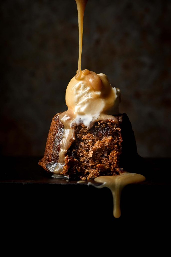 Gluten free sticky date pudding (no eggs) - George Eats