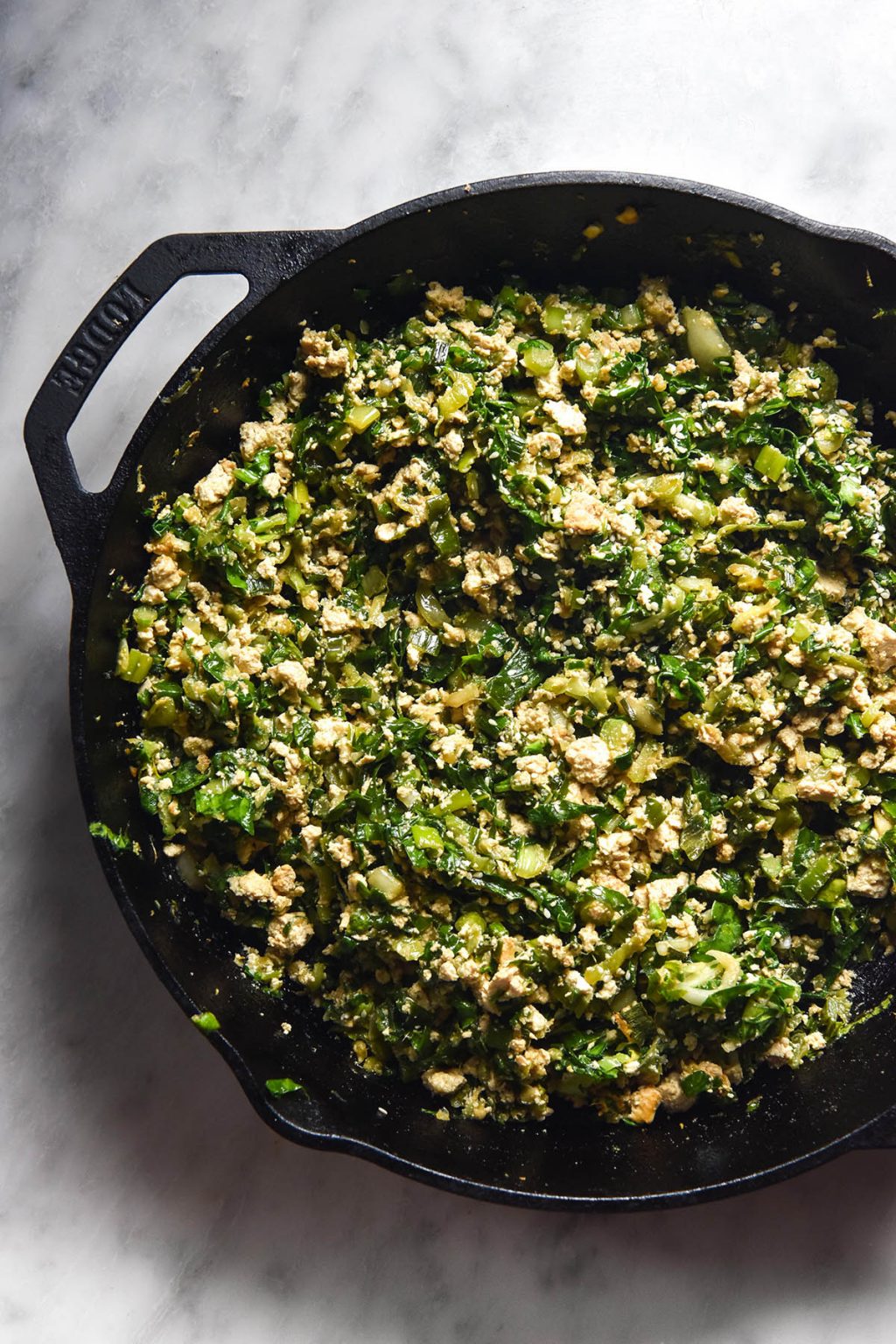 Tofu and bok choi dumpling filling (low FODMAP) Eats