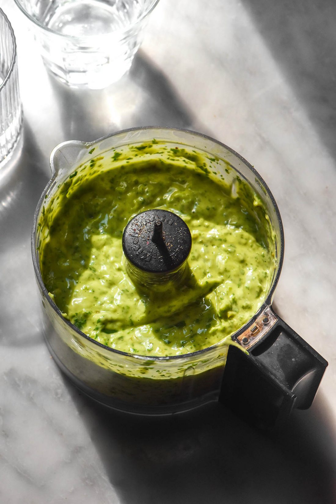 Low FODMAP avocado cilantro sauce Eats