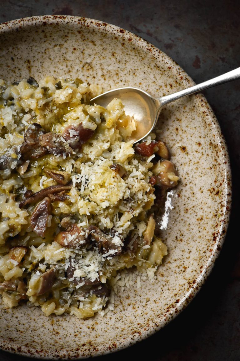 Low FODMAP mushroom leek risotto Eats