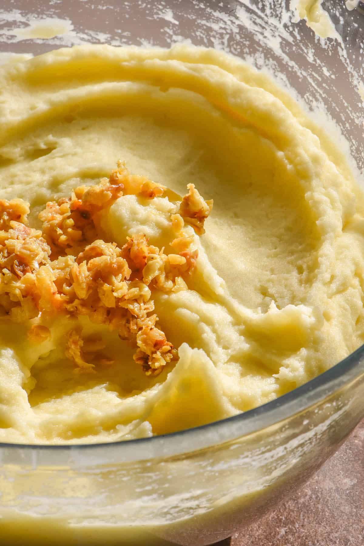 Low FODMAP garlic mashed potatoes