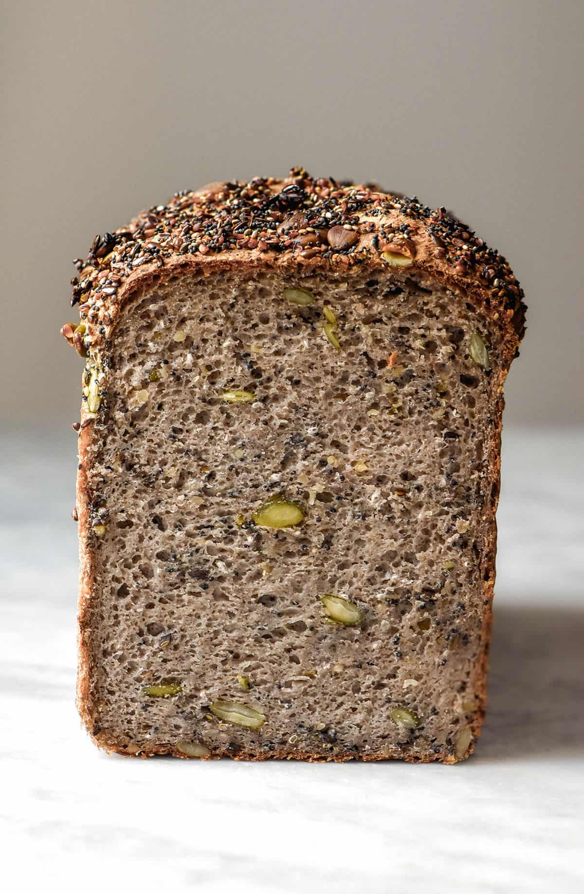 Seeded buckwheat bread (gluten free)