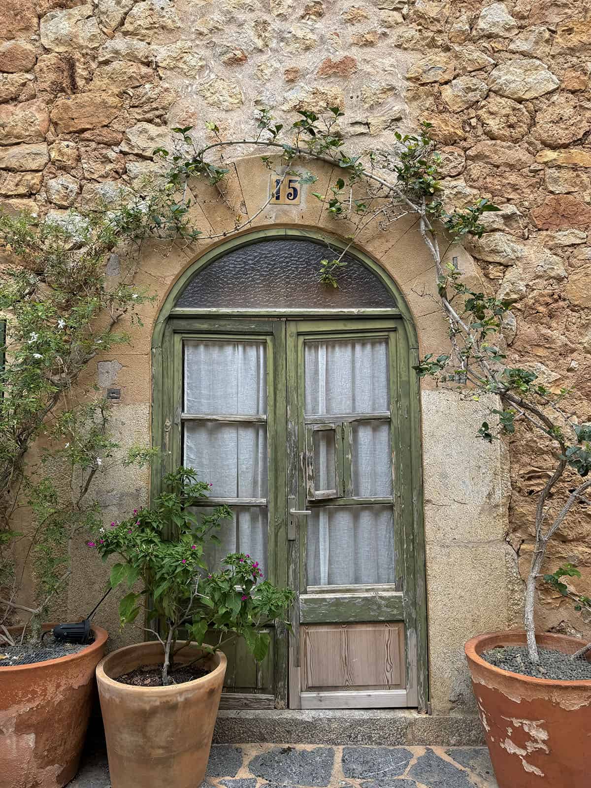 A beautiful vintage door in Deia, Mallorca