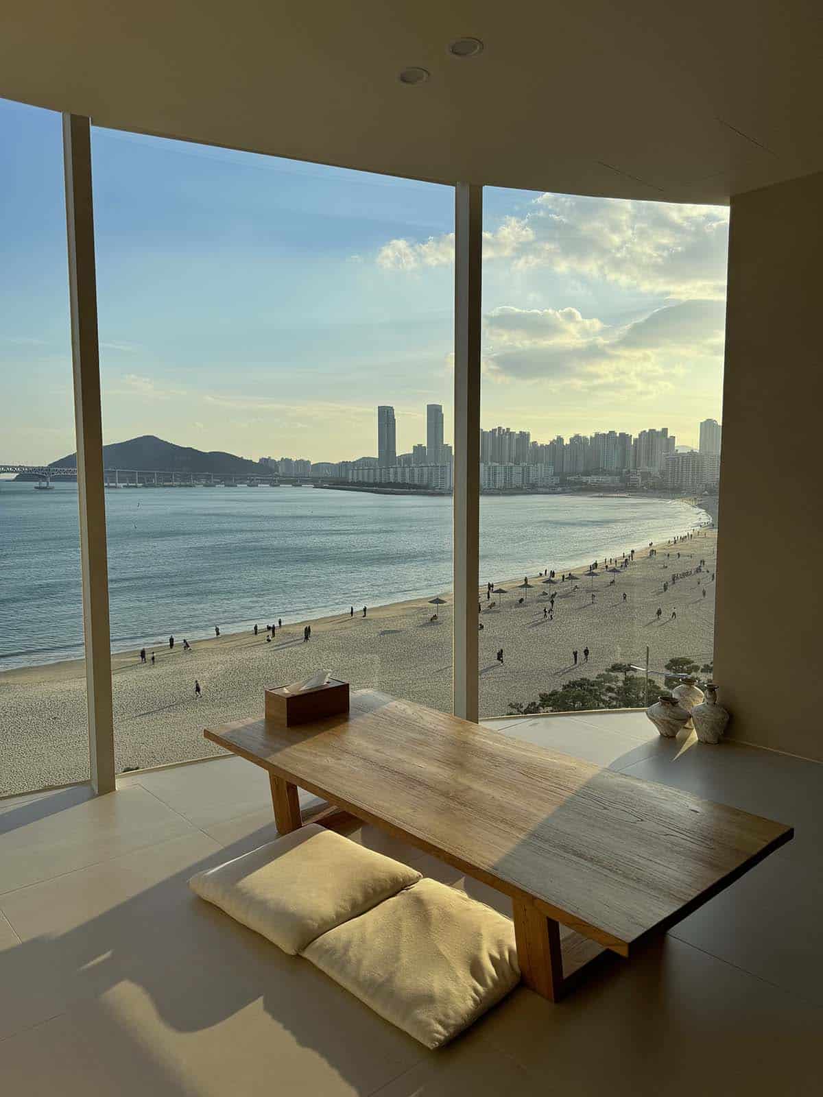 An air bnb overlooking Gwangalli Beach, Busan