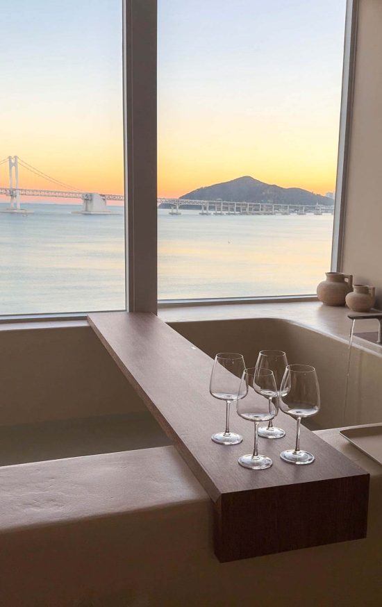 A gorgeous air BNB overlooking Gwangalli Beach, South Korea