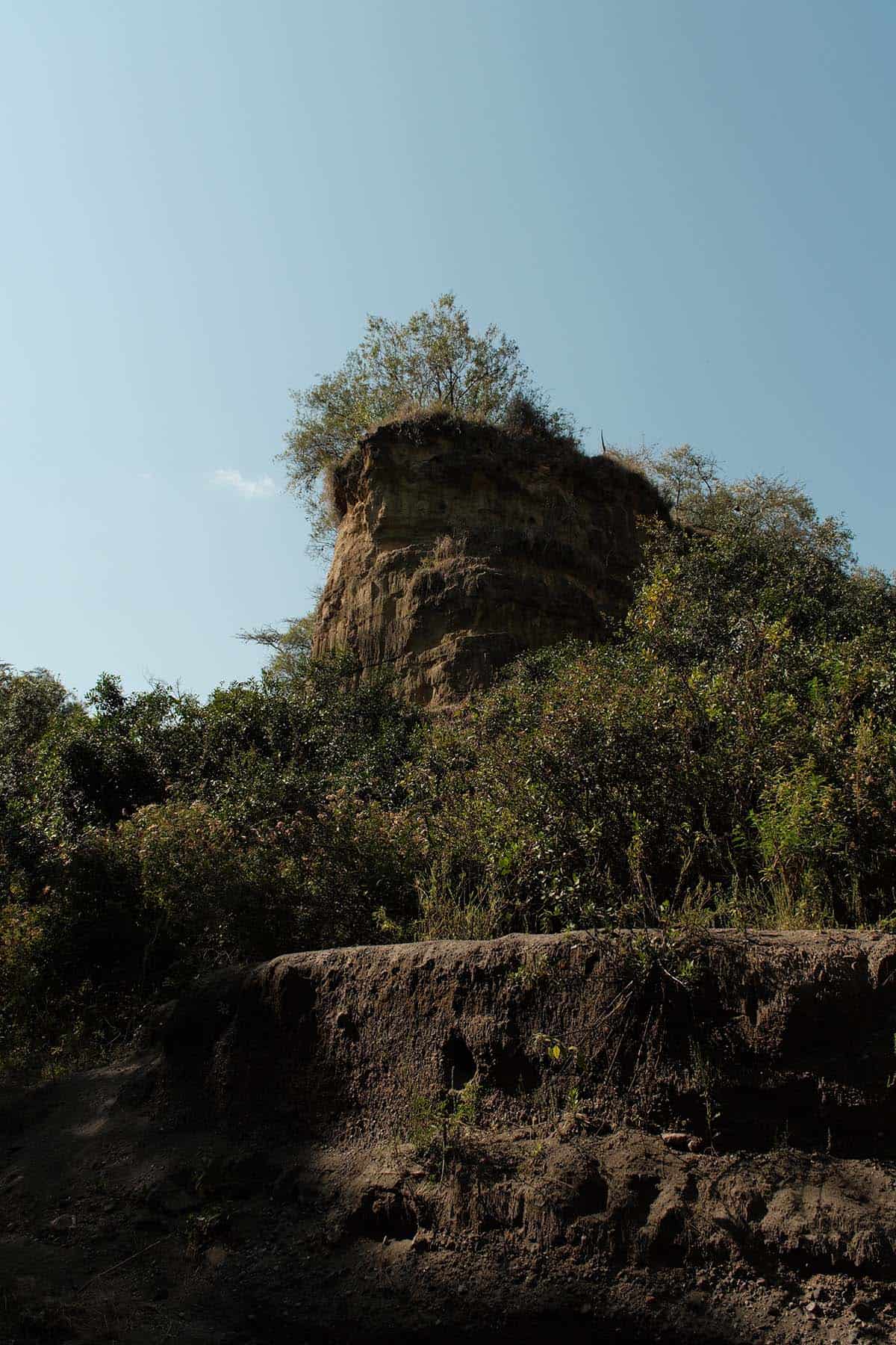 An image of the gorge in Hell's Gate, Naivasha