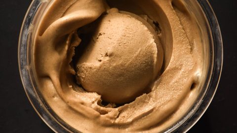 Vegan Ninja Creami gingerbread ice cream - George Eats