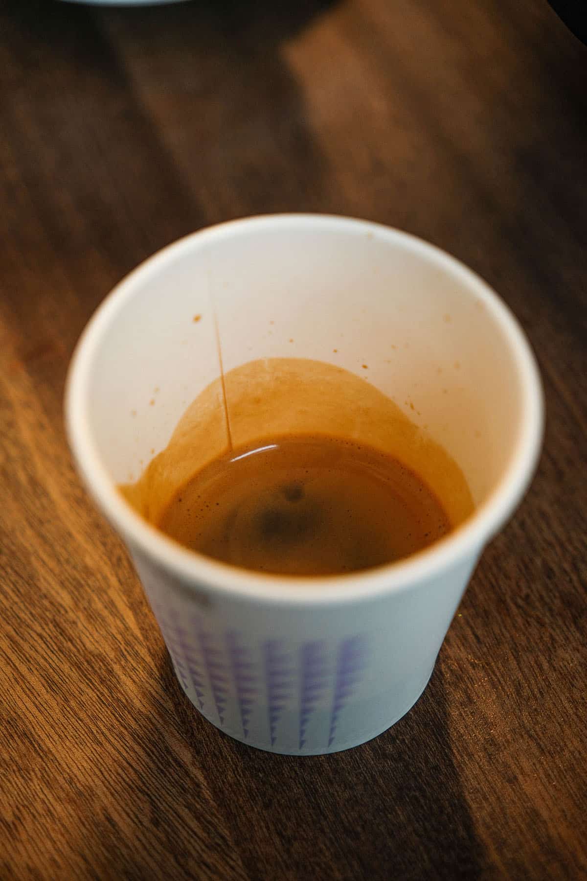 A collection of images of espressos from cafes in in Copenhagen, Denmark
