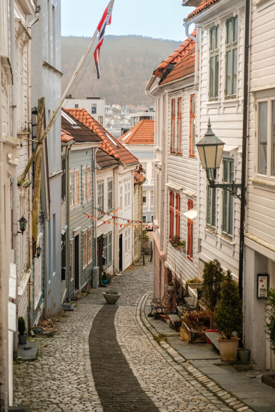 An image of the streetscapes of Bergen Norway
